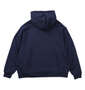 DICKIES エンブロイダリーロゴプルパーカー ネイビー: バックスタイル