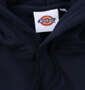 DICKIES エンブロイダリーロゴプルパーカー ネイビー: フード調節ひも