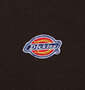 DICKIES エンブロイダリーロゴプルパーカー ダークブラウン: ワッペン(胸)