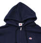 DICKIES エンブロイダリーロゴフルジップパーカー ネイビー: