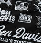 BEN DAVIS グラフィック長袖Tシャツ ブラック: プリント(背面)