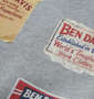BEN DAVIS ラベルロゴクルーネックスウェット ミックスグレー: プリント(背面)