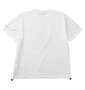EVERLAST ストレッチメッシュ半袖Tシャツ オフホワイト: バックスタイル