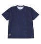 EVERLAST 総柄プリント半袖Tシャツ ネイビー