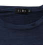 EL.FO DRYクルーネック切替半袖Tシャツ ネイビー×チャコール: