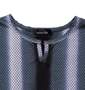  キーネックＴシャツ グレー: