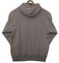 MANCHES フルジップパーカートレーナー チャコールグレー: