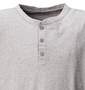 MANCHES ヘンリーTシャツ モクグレー: