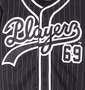Playerz69 ベースボールＴシャツ ブラック: