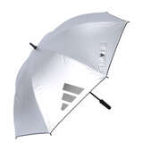 adidas golf 晴雨兼用UVカット軽量シングルキャノピーアンブレラ ブラック×シルバー