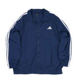 adidas 3ST WVウーブントラックジャケット ナイトインディゴ×ホワイト