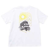 adidas JETSETグラフィック半袖Tシャツ ホワイト