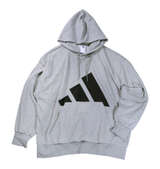 adidas BLスウェットフーディ ミディアムグレーヘザー