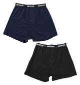 OUTDOOR PRODUCTS 2Pニットトランクス ネイビー×ブラック