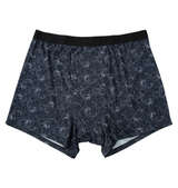 KEEP GUARD ナノファイン100加工軽失禁対策ボクサーパンツ ブラックペイズリー