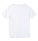 まるで着る冷蔵庫 Vネック半袖Tシャツ ホワイト