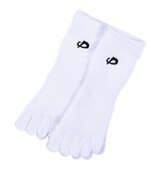 Phiten 2P5本指アンクルスポーツソックス ホワイト