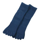 Phiten 2P5本指セミロングスポーツソックス ネイビー