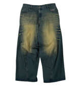 SEQUENZ ウォッシュドデニムパンツ ネイビー