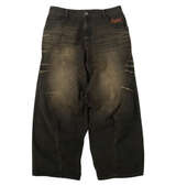 SEQUENZ ウォッシュドデニムパンツ ブラック