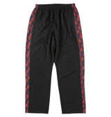 Mc.S.P ハーフトーンドット切替ジャージパンツ ブラック×レッド