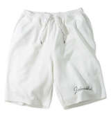 in the attic 膨れジオメジャガードハーフパンツ オフホワイト