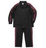 Mc.S.P ハーフトーンドット切替ジャージセット ブラック×レッド