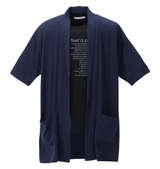 launching pad 五分袖コーディガン+半袖Tシャツ ネイビー×ブラック