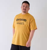 OUTDOOR PRODUCTS DRYメッシュ半袖Tシャツ マスタード