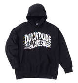 b-one-soul DUCK DUDEレイクサイダースプラッシュプルパーカー ブラック