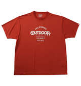OUTDOOR PRODUCTS DRYメッシュ半袖Tシャツ レッド