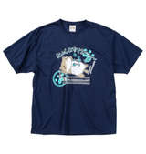 NECOBUCHI-SAN DRYハニカムメッシュ半袖Tシャツ ネイビー
