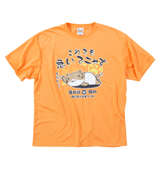 NECOBUCHI-SAN DRYハニカムメッシュ半袖Tシャツ オレンジ