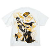 絡繰魂抜刀娘 葵&妃那 龍ノ舞踏半袖Tシャツ ホワイト