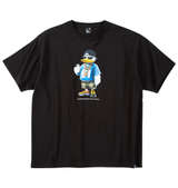 b-one-soul DUCK DUDEストリートスタイル半袖Tシャツ ブラック