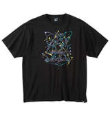 b-one-soul DUCK DUDEリフレクターフェイス半袖Tシャツ ブラック