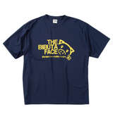 豊天 THE BIBUTA FACE DRYハニカムメッシュ半袖Tシャツ ネイビー