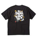 豊天 楽DRYハニカムメッシュ半袖Tシャツ ブラック