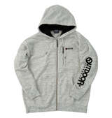 OUTDOOR PRODUCTS 裏起毛フルジップパーカー ホワイト流杢