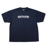 OUTDOOR PRODUCTS DRYメッシュ半袖Tシャツ ネイビー