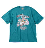 NECOBUCHI-SAN DRYハニカムメッシュ半袖Tシャツ アースミント