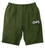 SEVEN2 裏毛スウェットハーフパンツ カーキ