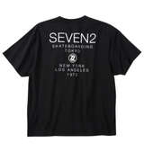 SEVEN2 天竺半袖Tシャツ ブラック