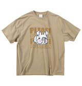 ANIMORE Mate 天竺フサギさん半袖Tシャツ ベージュ