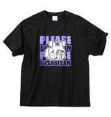 ANIMORE Mate 天竺フサギさん半袖Tシャツ ブラック