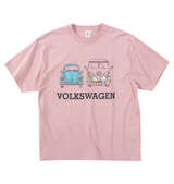 VOLKSWAGEN 天竺半袖Tシャツ スモーキーピンク