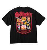 SHELTY 天竺プリントポケット付半袖Tシャツ ブラック