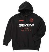 SEVEN2 裏毛プルパーカー ブラック