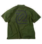 SEVEN2 天竺半袖ポロシャツ カーキ