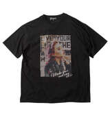 RIMASTER VISION 天竺トリックアート半袖Tシャツ ブラック